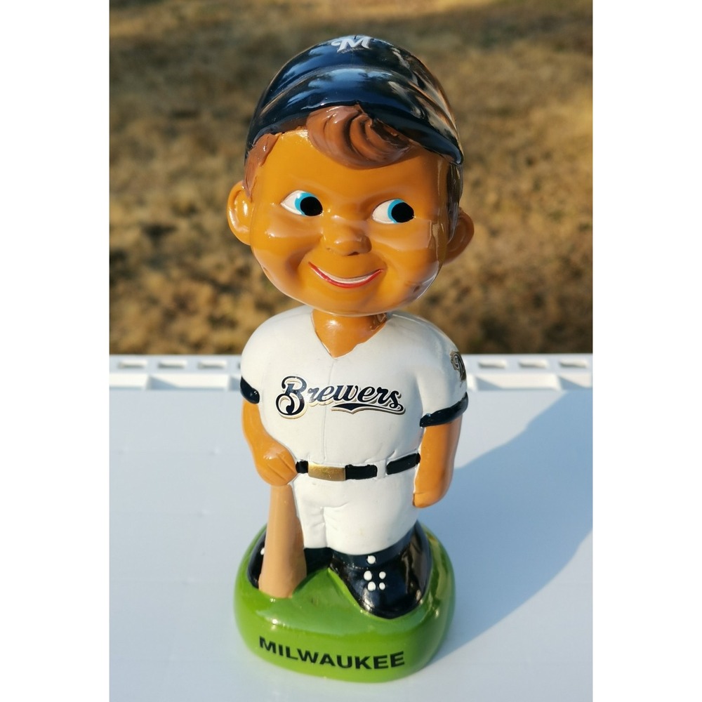 2014 Vintage Milwaukee Brewers Bobblehead SGA IN BOX, Height 7.5 In.